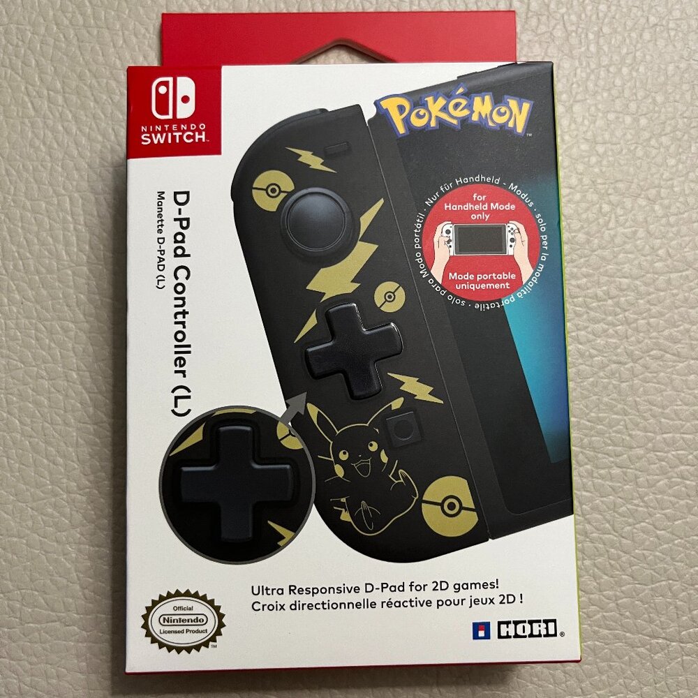 Hori D-Pad Controller (Left) Pokémon Pikachu for Nintendo Switch
